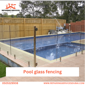 Pool glass fencing