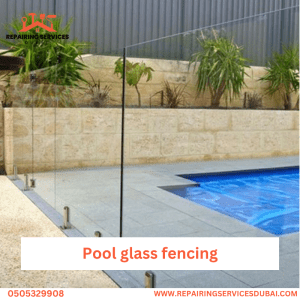 Pool glass fencing