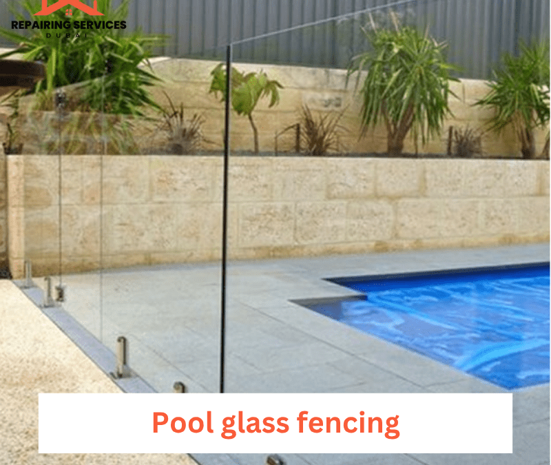 Pool glass fencing