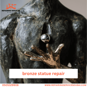 Bronze statue repair