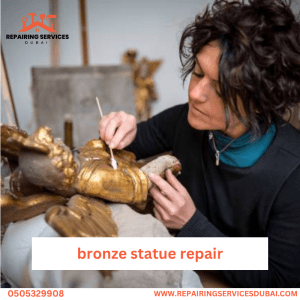 Bronze statue repair