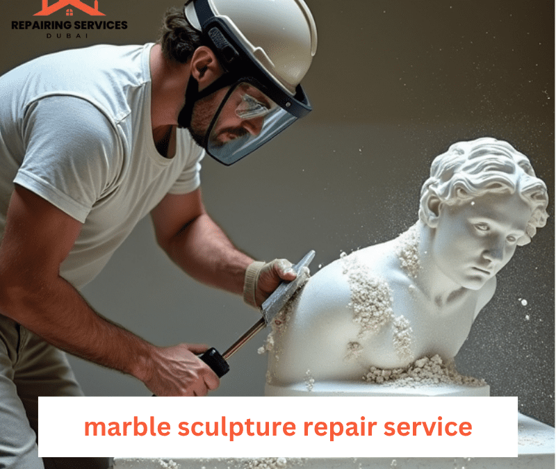 Marble sculpture repair service