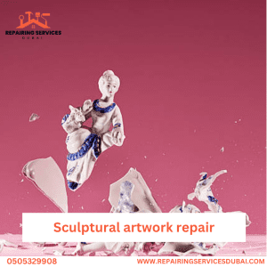 Sculptural artwork repair