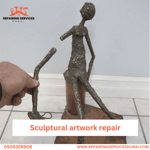Sculptural artwork repair
